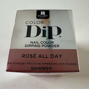 Ulta Beauty Red Carpet Nail Color Dip Rise All Day Pink Shimmer Dipping …